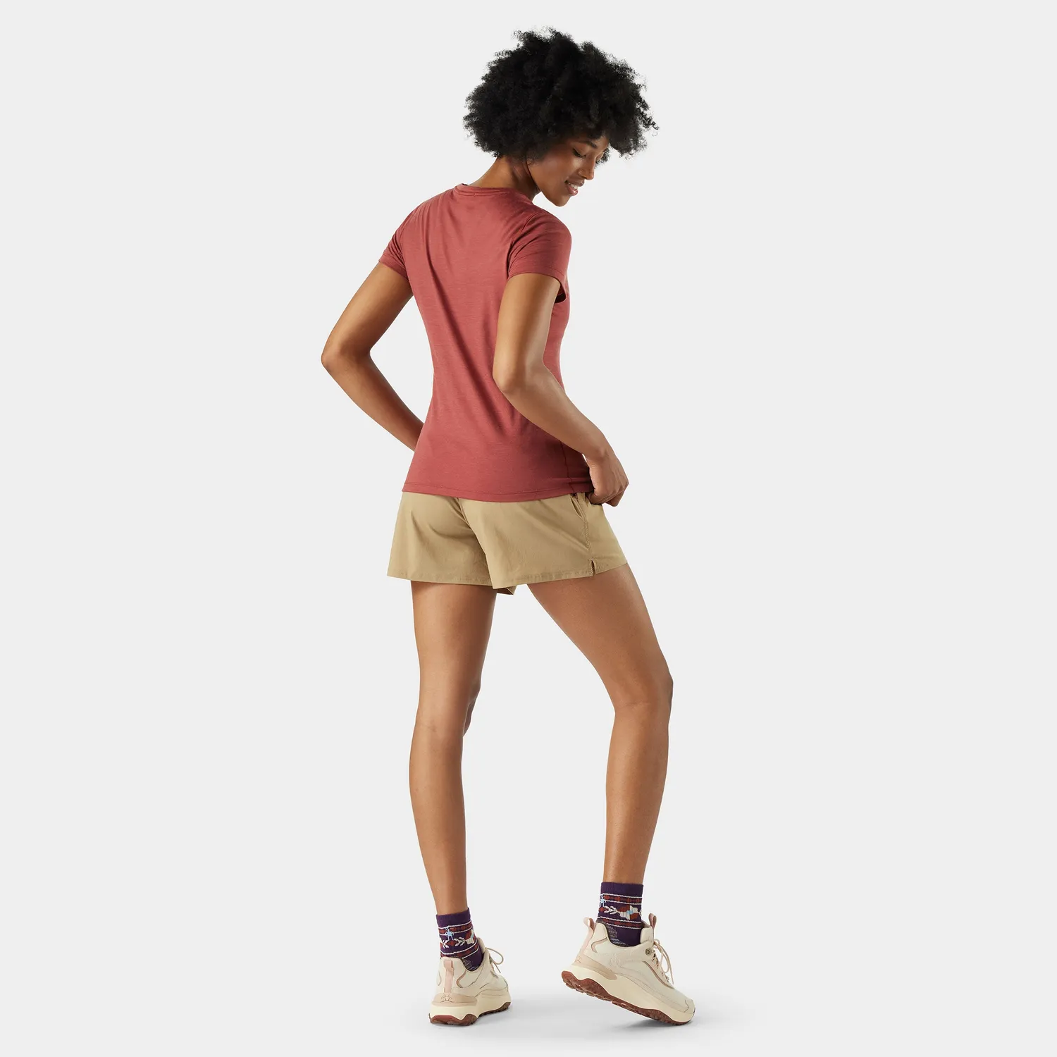 Smartwool Merino T-Shirt t-skjorte Burnt Sienna ull