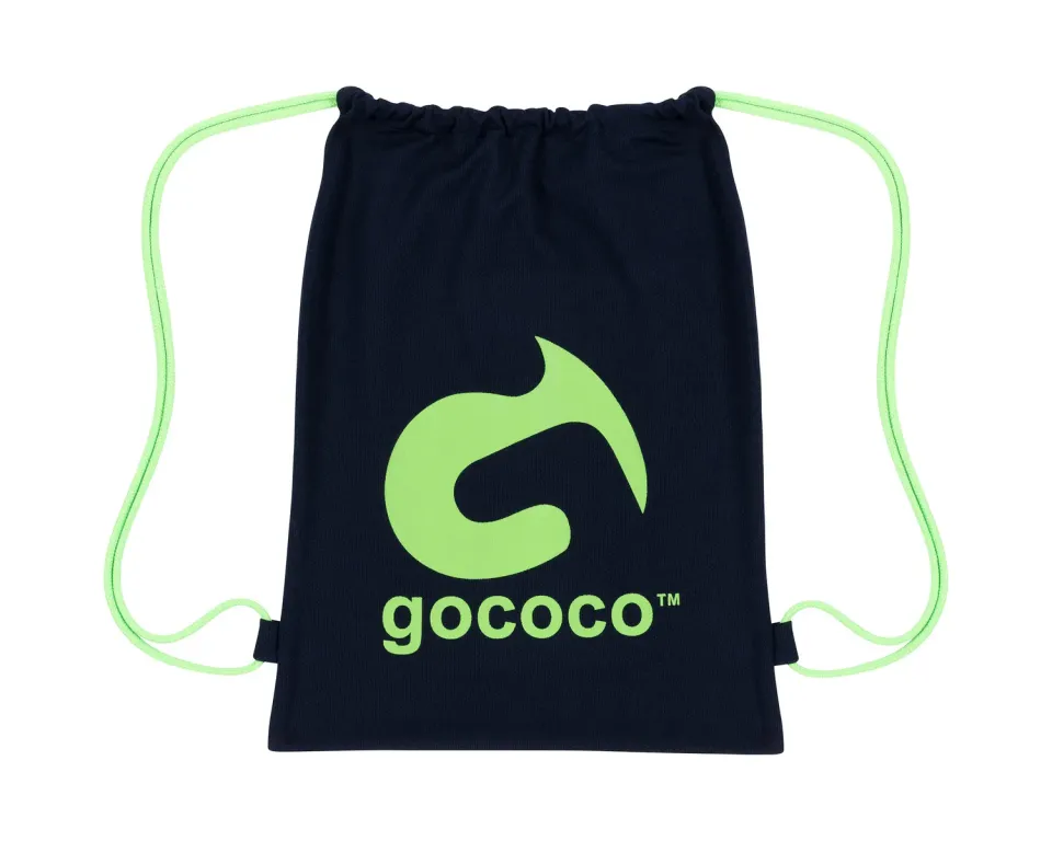 Gococo Gympose navy limegrønn nylon