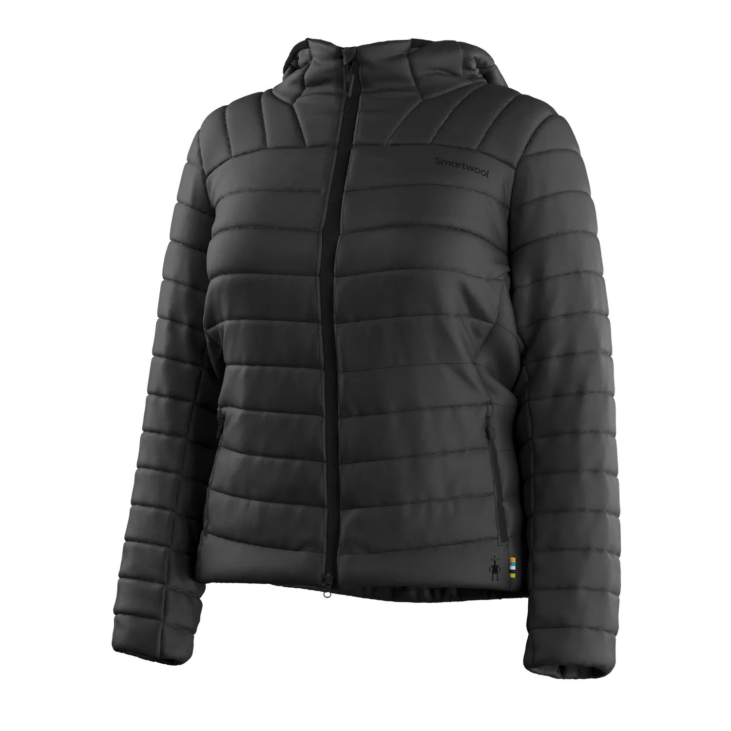 Smartwool Winterloft Hooded jakke Black dame varm
