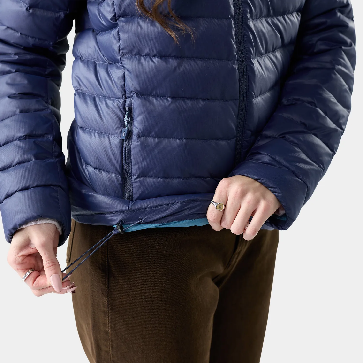 Smartwool Winterloft Hooded Jacket jakke nightfall blue vindtett