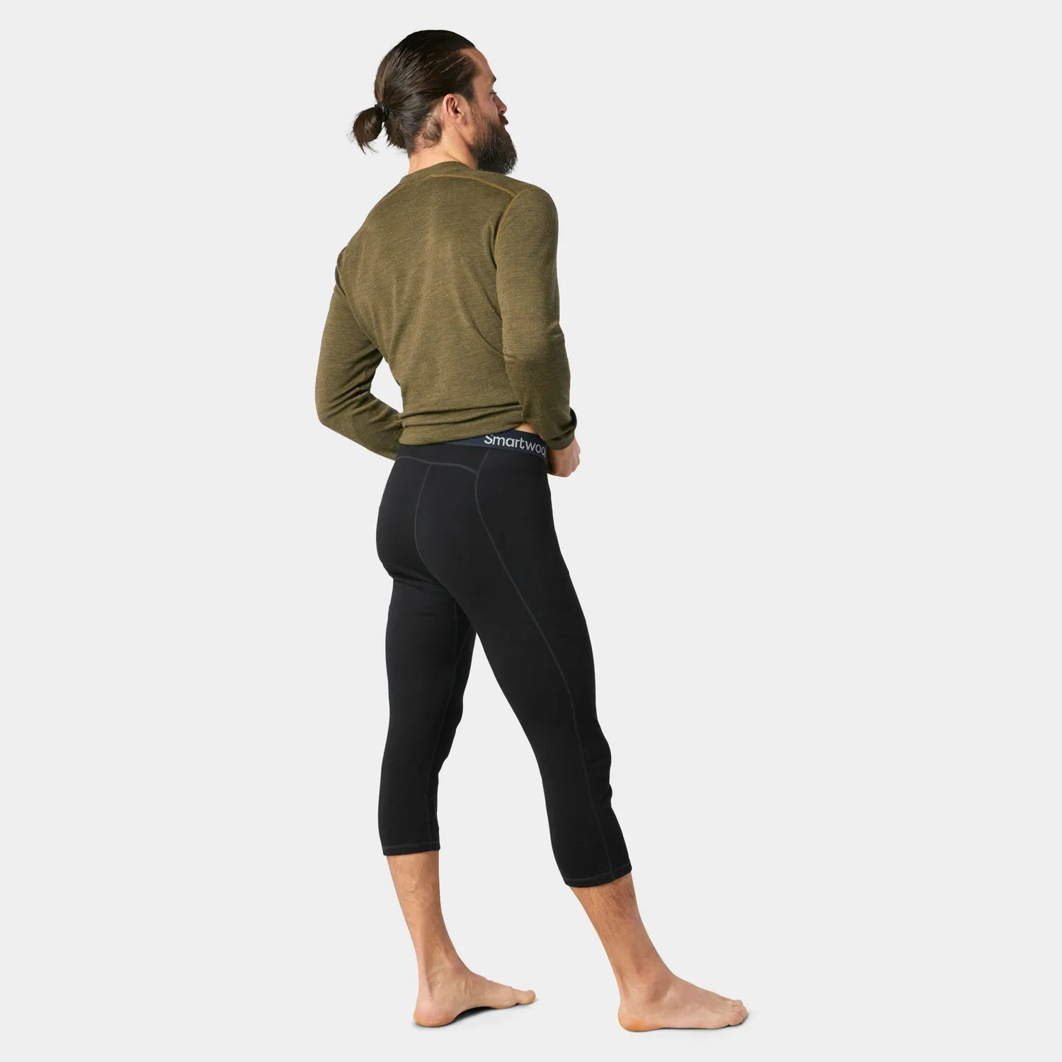 Smartwool Classic Thermal 3/4 underbukse black merino