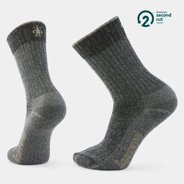 Smartwool Hike Classic Second Cut Crew tursokker resirkulert Charcoal