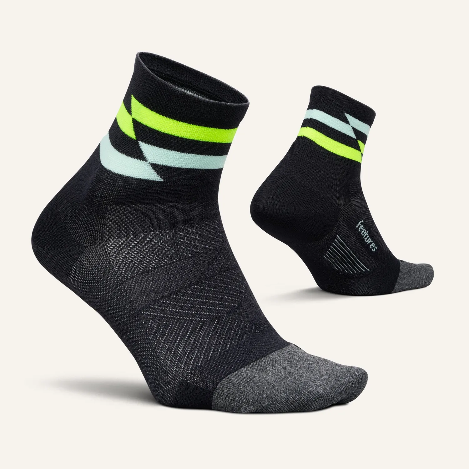 Feetures Elite Ultra Light Quarter sokker hvit