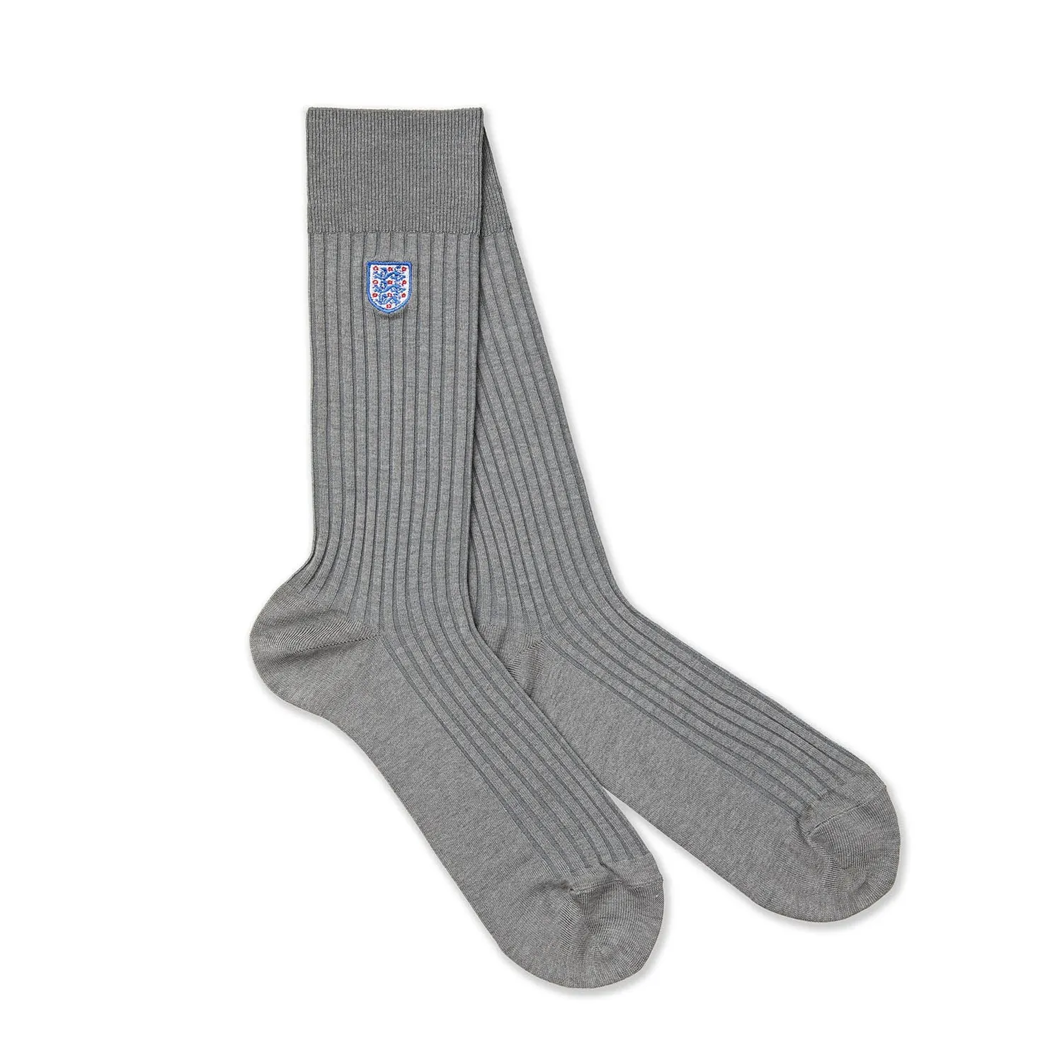 London Sock Company England FA dressokker FA Navy lisle-bomull
