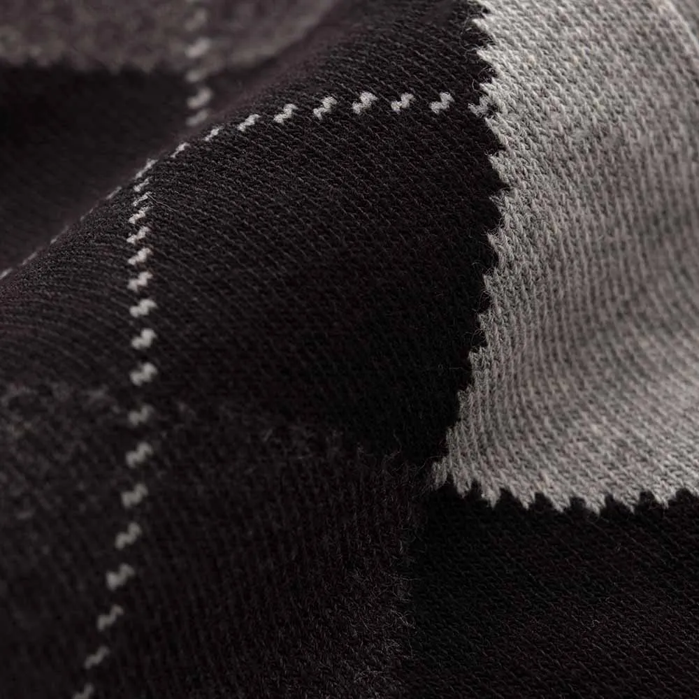 London Sock Company Argyle Shadow sokker 3-pk grå