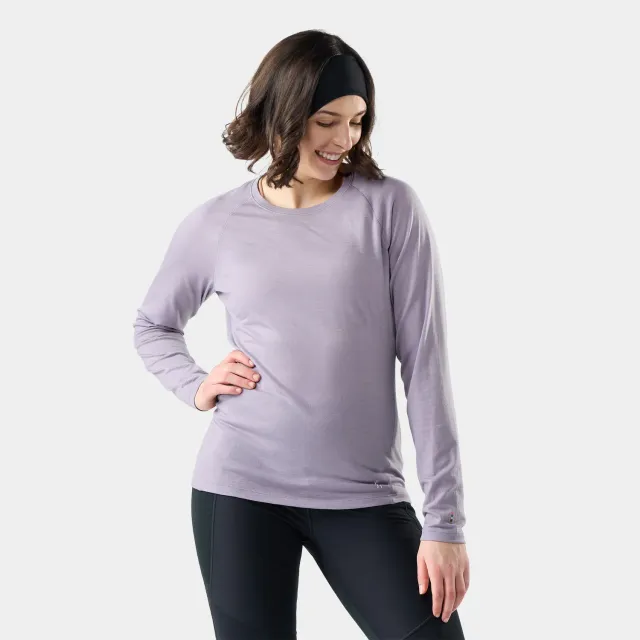 Smartwool Classic All-Season Base Layer Crew ulltrøye merino Purple Storm