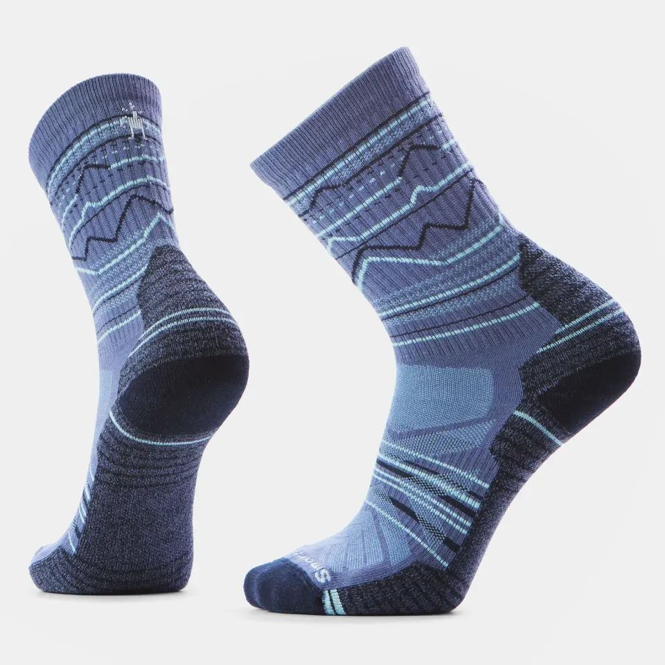 Smartwool Hike Mountain Range Crew tursokker blå