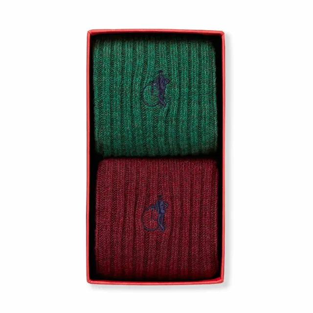 London Sock Company Green Park bootsokker 2-pak økologisk