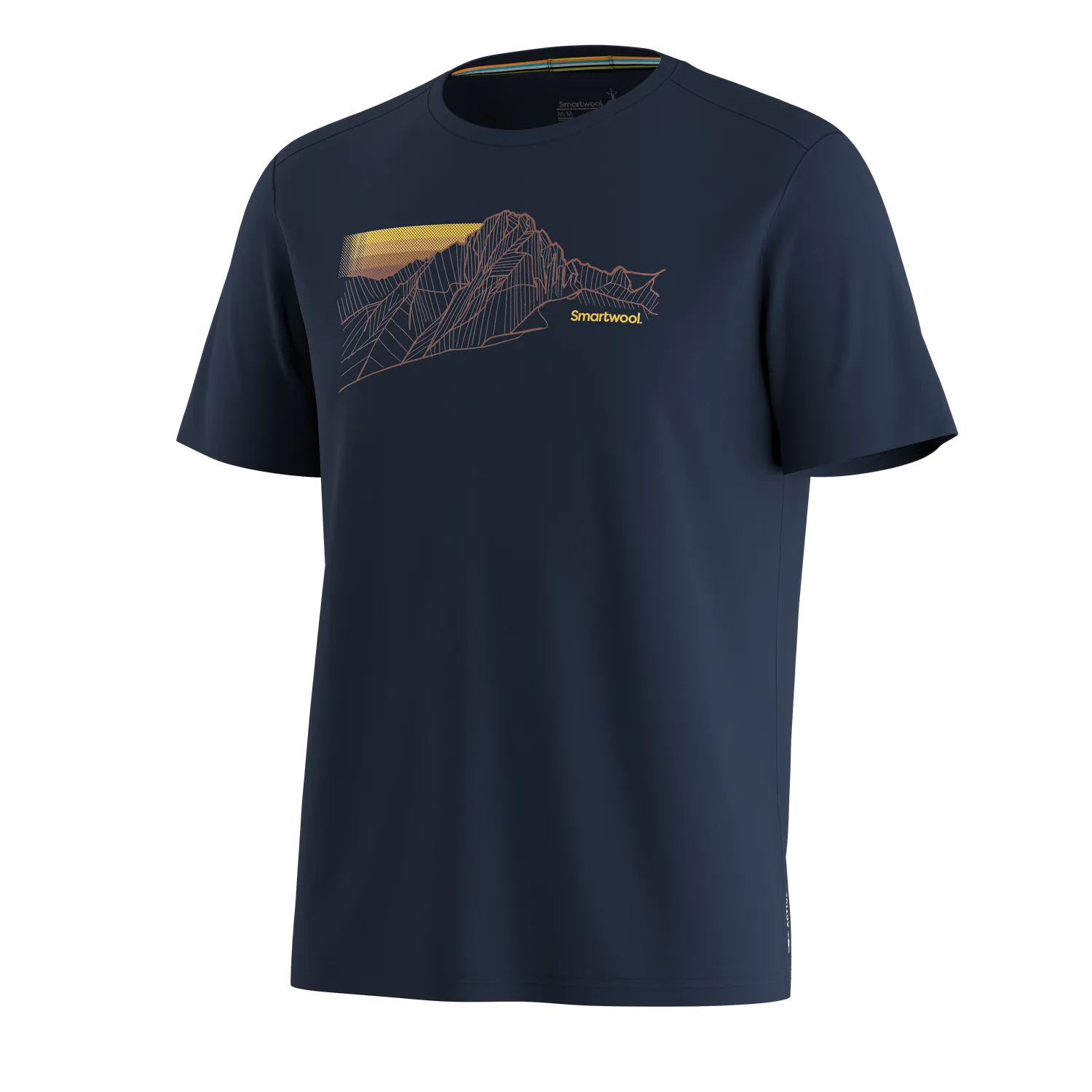 Smartwool Alpine Trace t-skjorte deep navy merinoull