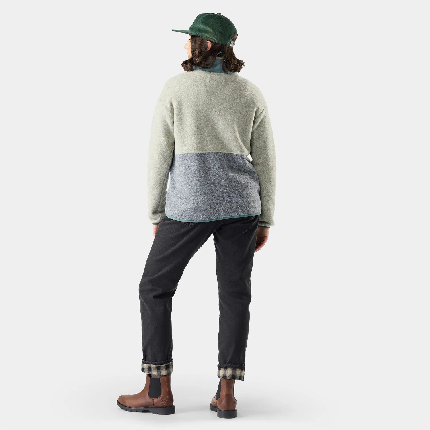 Smartwool Second Cut fleecejakke dame grønn S