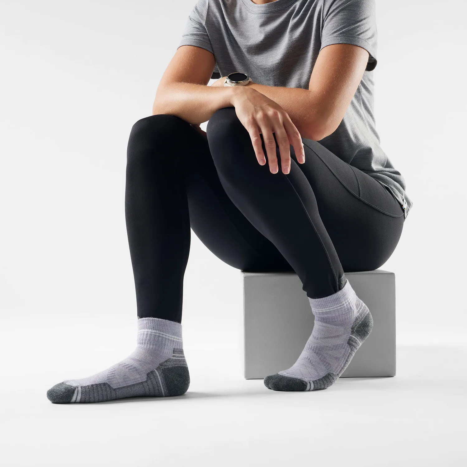 Smartwool Hike Ankle sokker lilla lett polstring dame