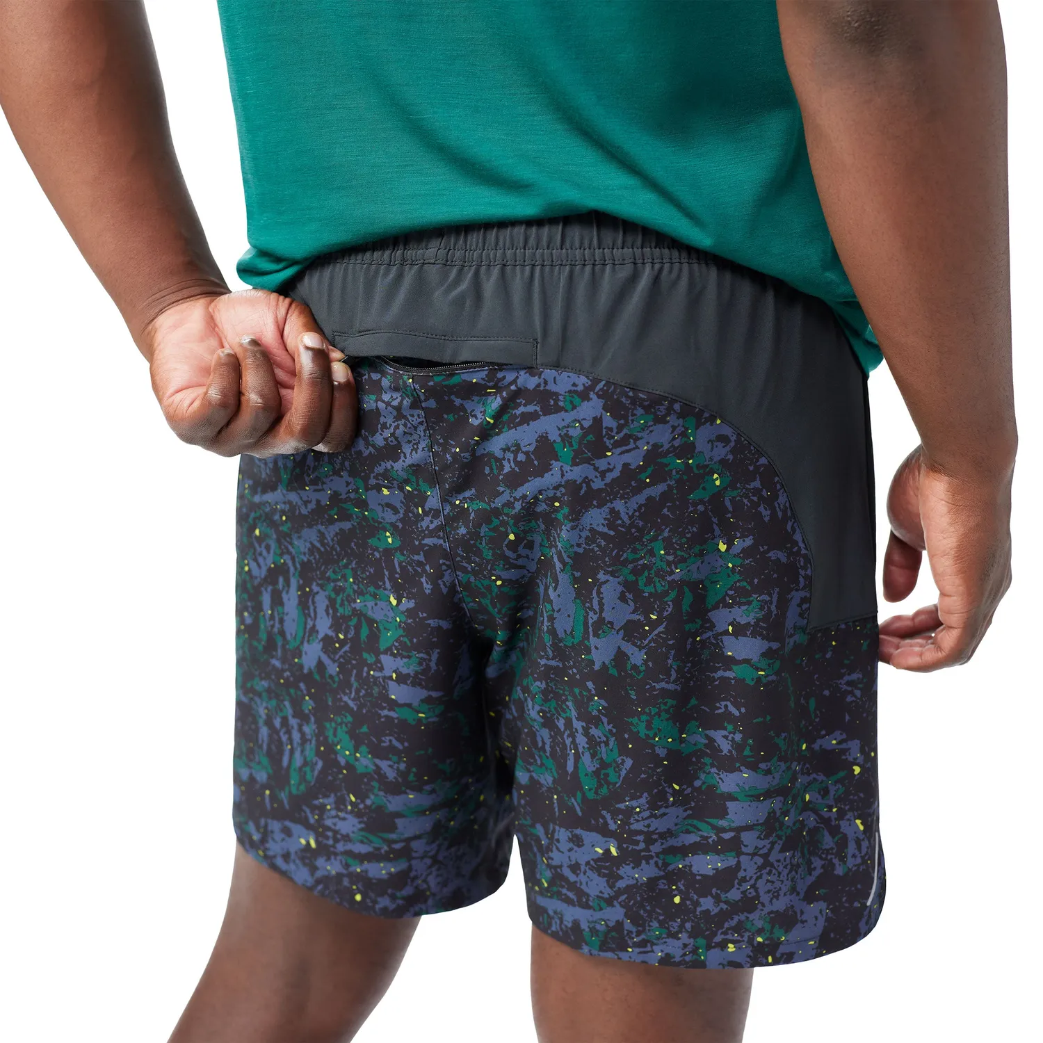 Smartwool Active Lined 7" treningsshorts black night trek