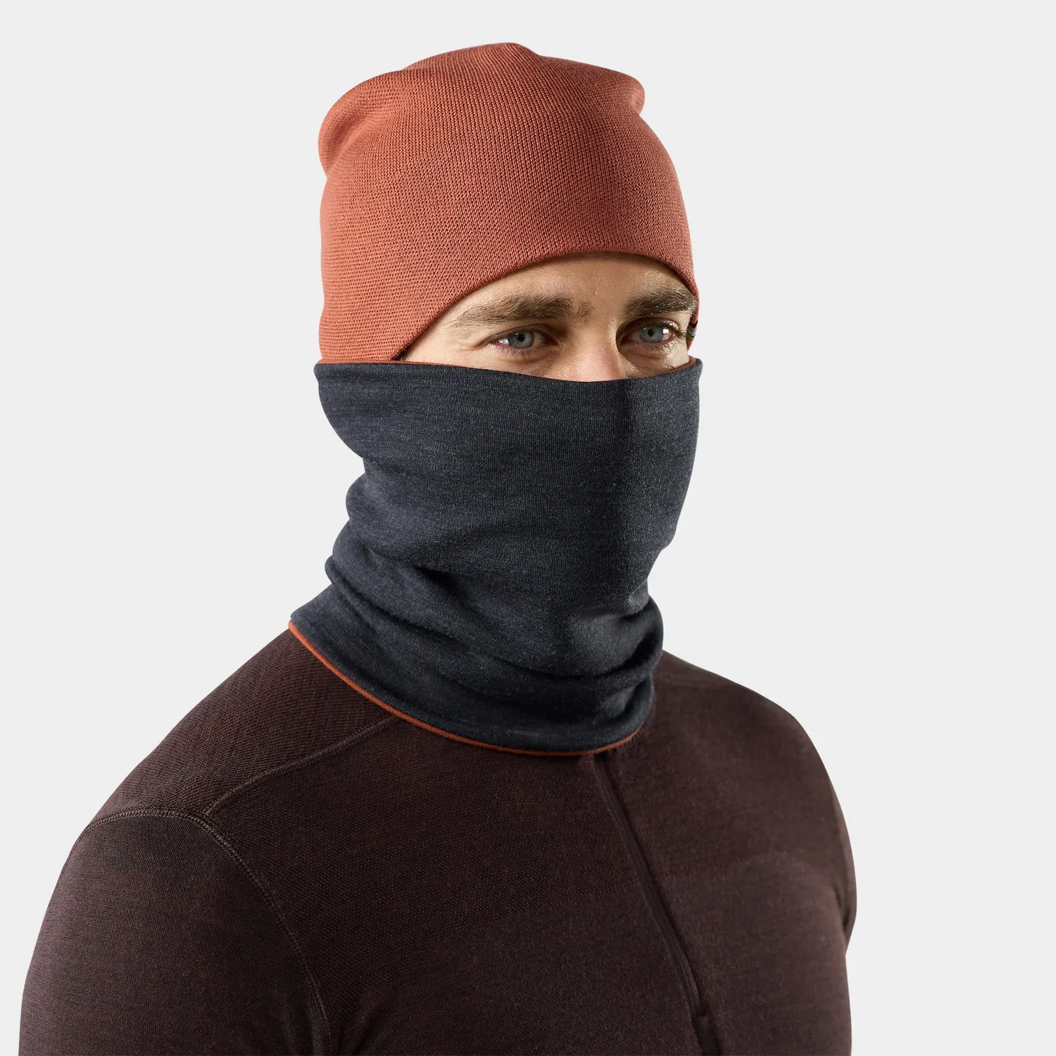 Smartwool Thermal Merino Reversible hals Burnt Sienna
