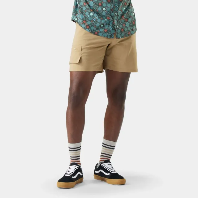Smartwool Merino 7" Cargo turshorts herre Khaki