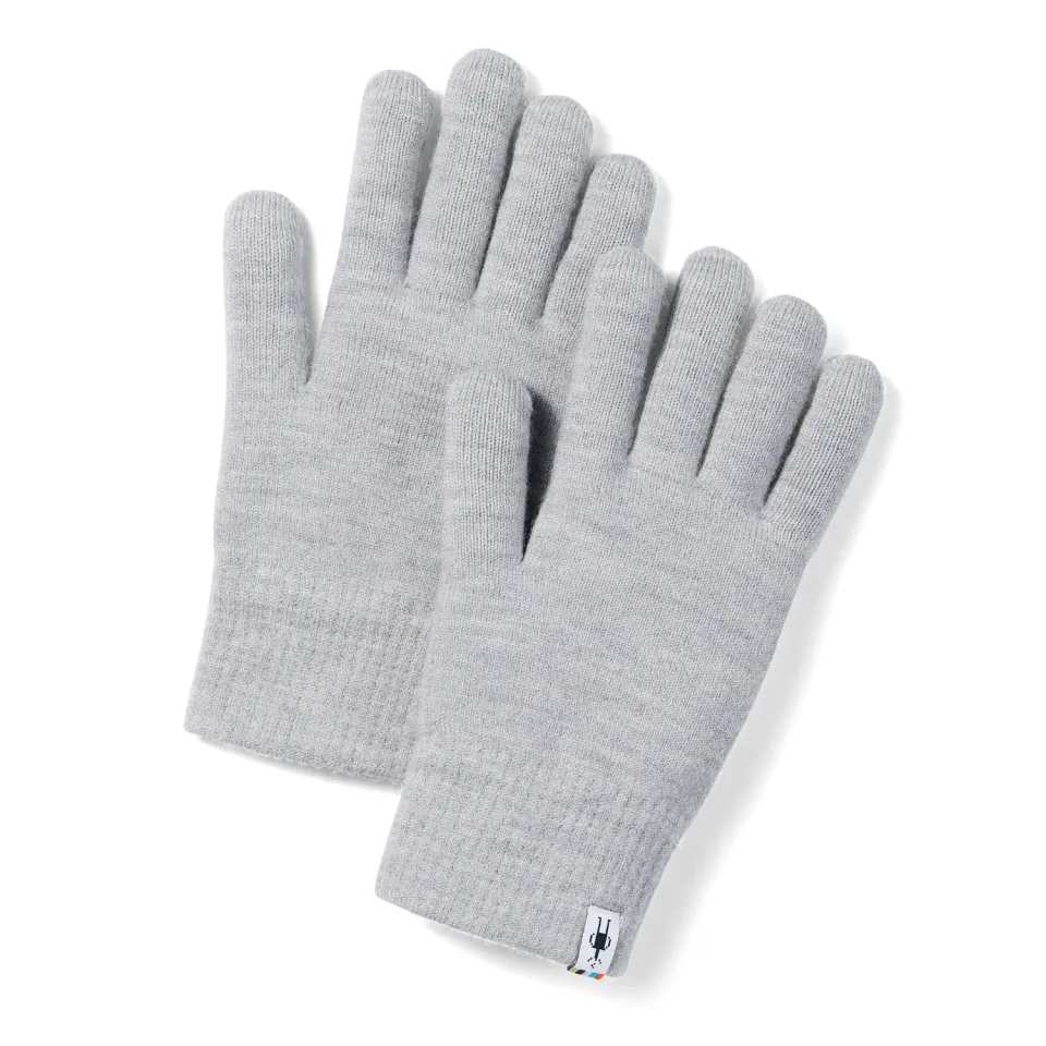 Smartwool Boiled Wool hansker Light Gray ull