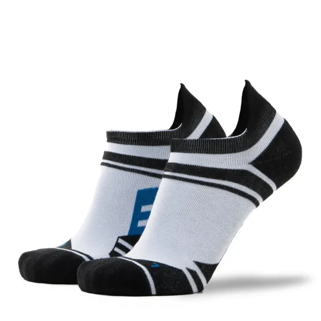 Anatag Feathered Runner Ankle sokker hvit/svart pustende