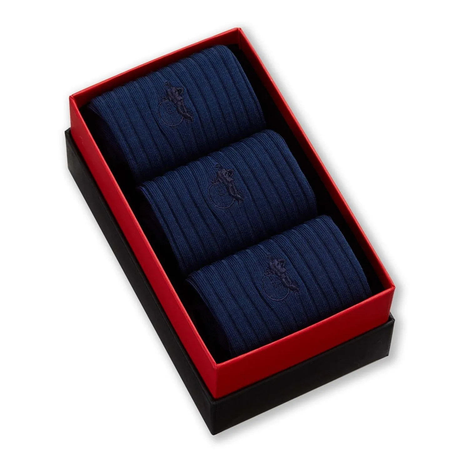 London Sock Company Simply French Blue sokker 3-pack blå