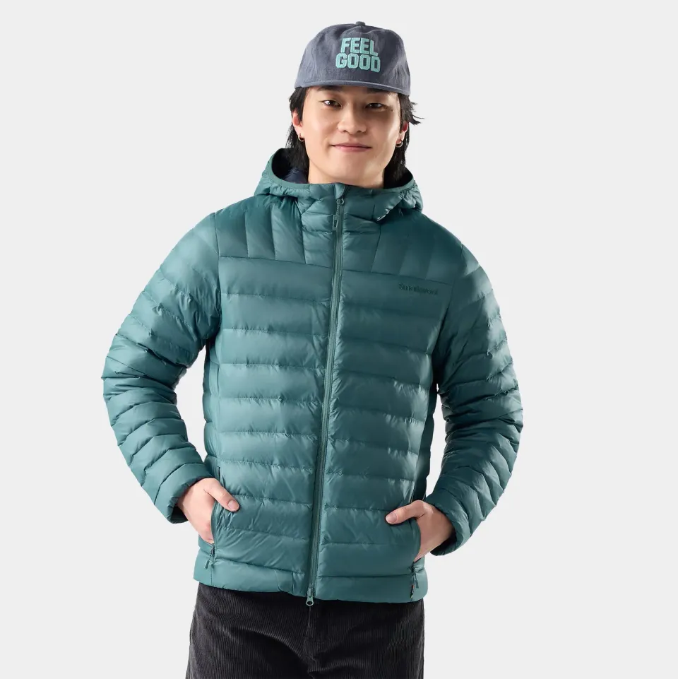 Smartwool Winterloft Hooded dunjakke dusty teal 700-fill