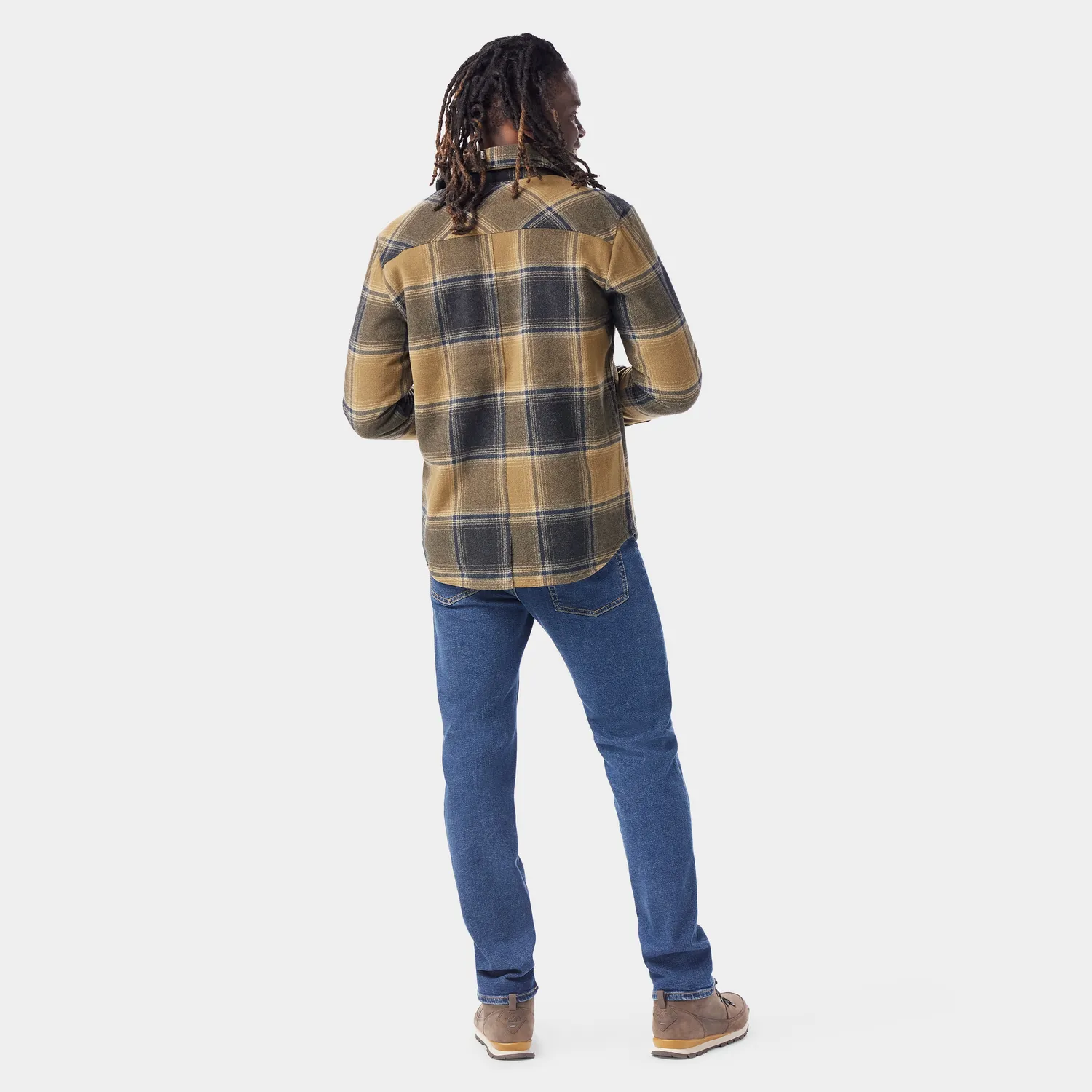 Smartwool Anchor Line Shirt Jacket skjortejakke Winter Moss Plaid ull