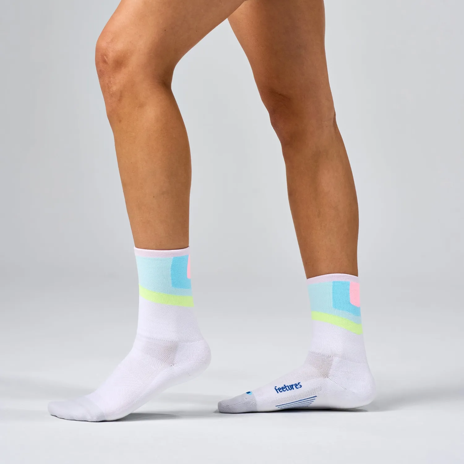 Feetures Elite Light Cushion Mini Crew sokker 6-pack hvit miks