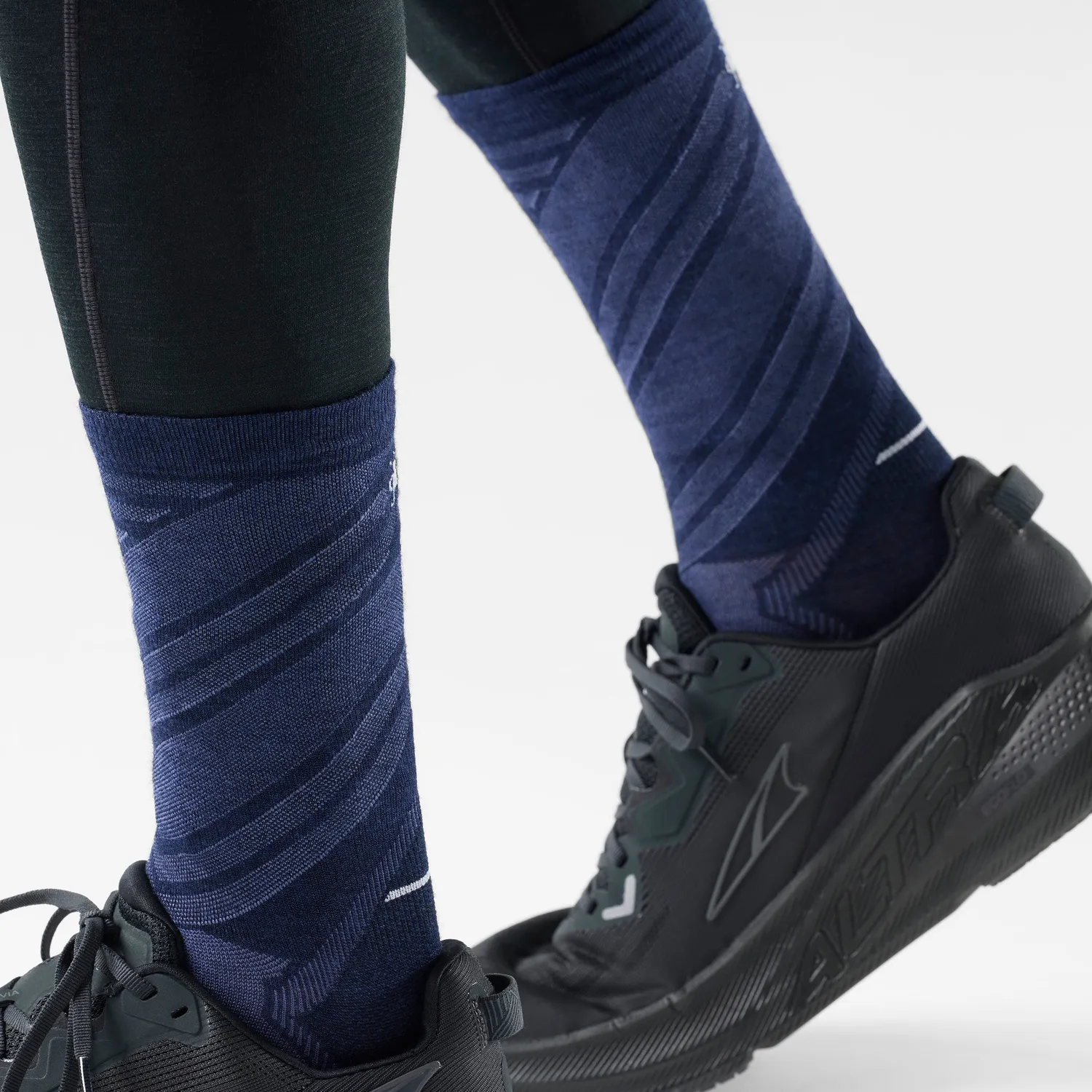 Smartwool Run Crew løpesokker deep navy tynne
