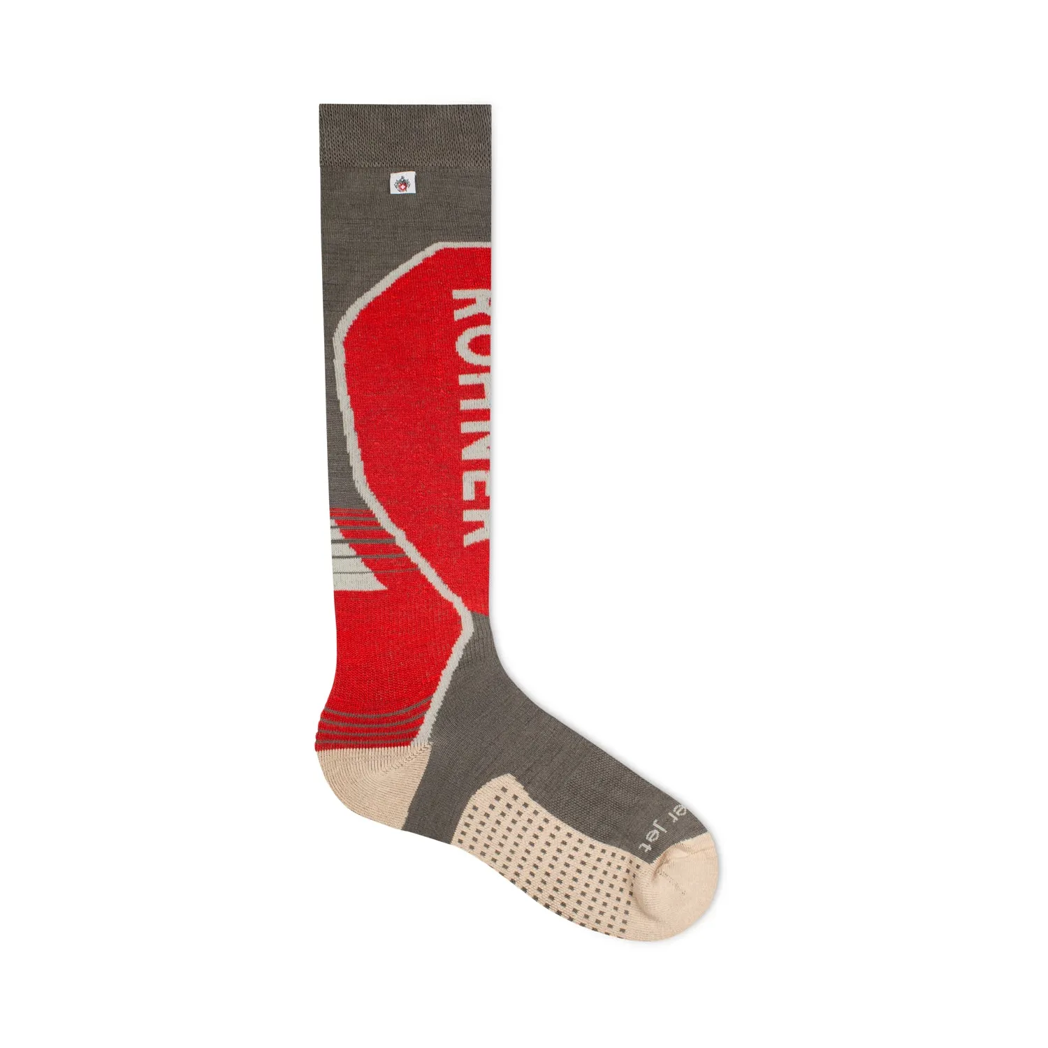 Rohner SAC Copper Jet skisokker grå 39-41 kobber