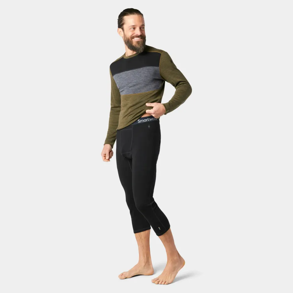 Smartwool Classic Thermal 3/4 underbukse black merino