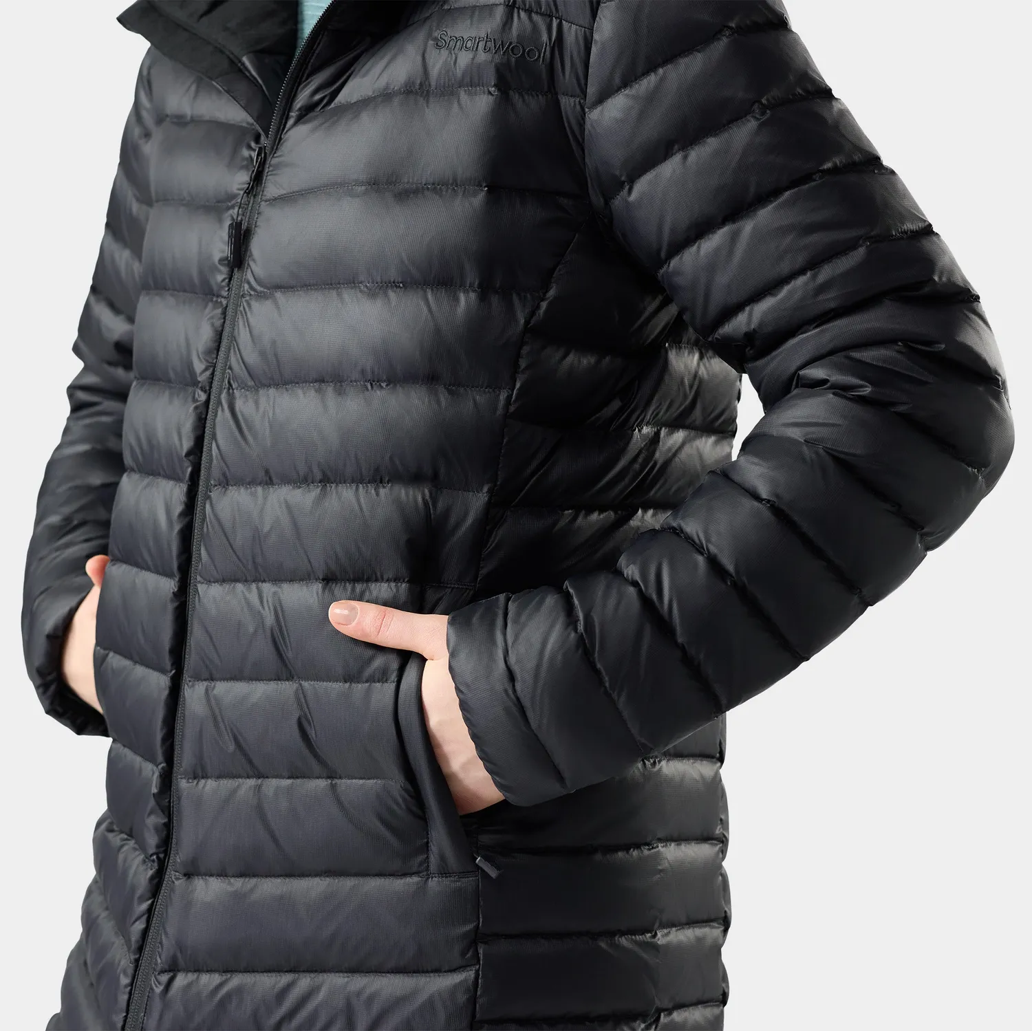 Smartwool Winterloft Hooded Parka vinterparka Black varm