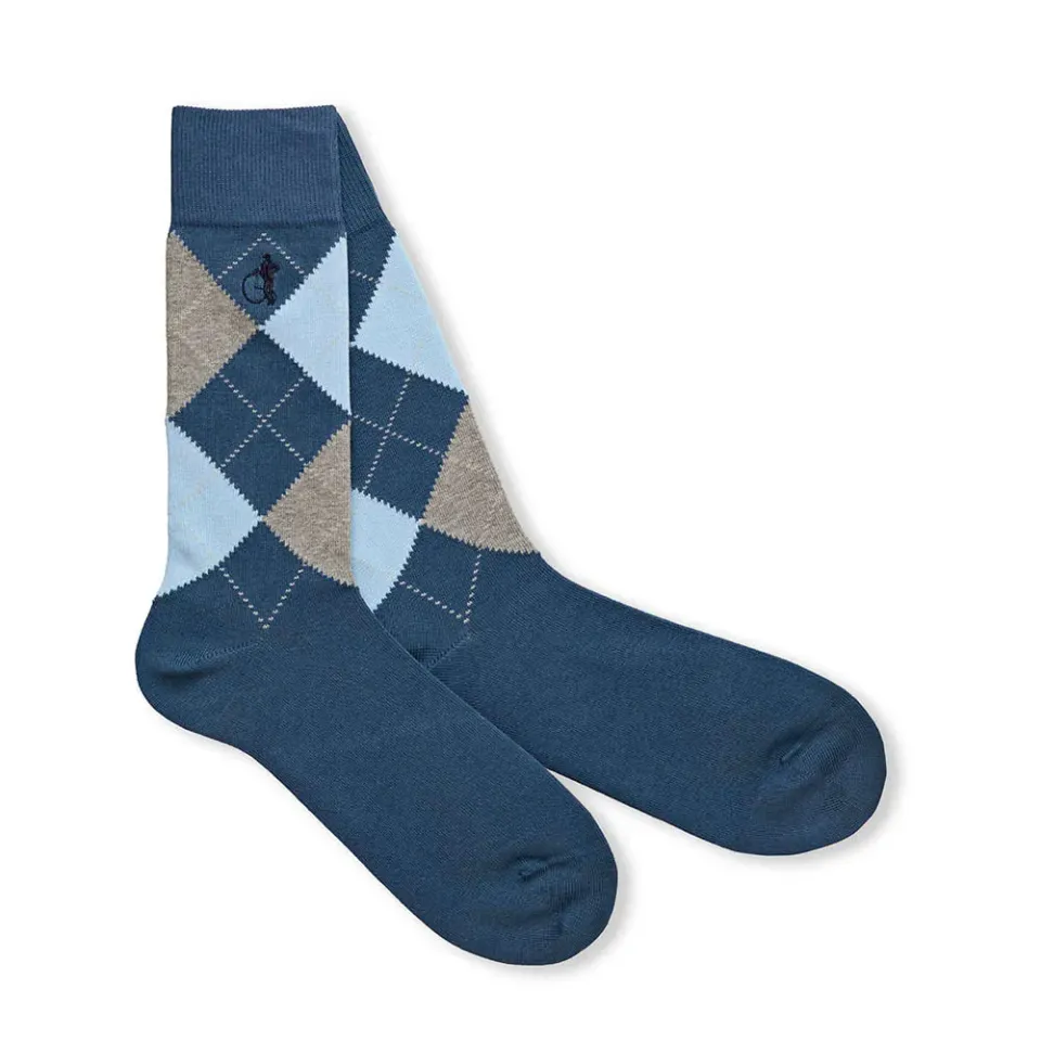 London Sock Company Highland Argyle sokker ruter bomull