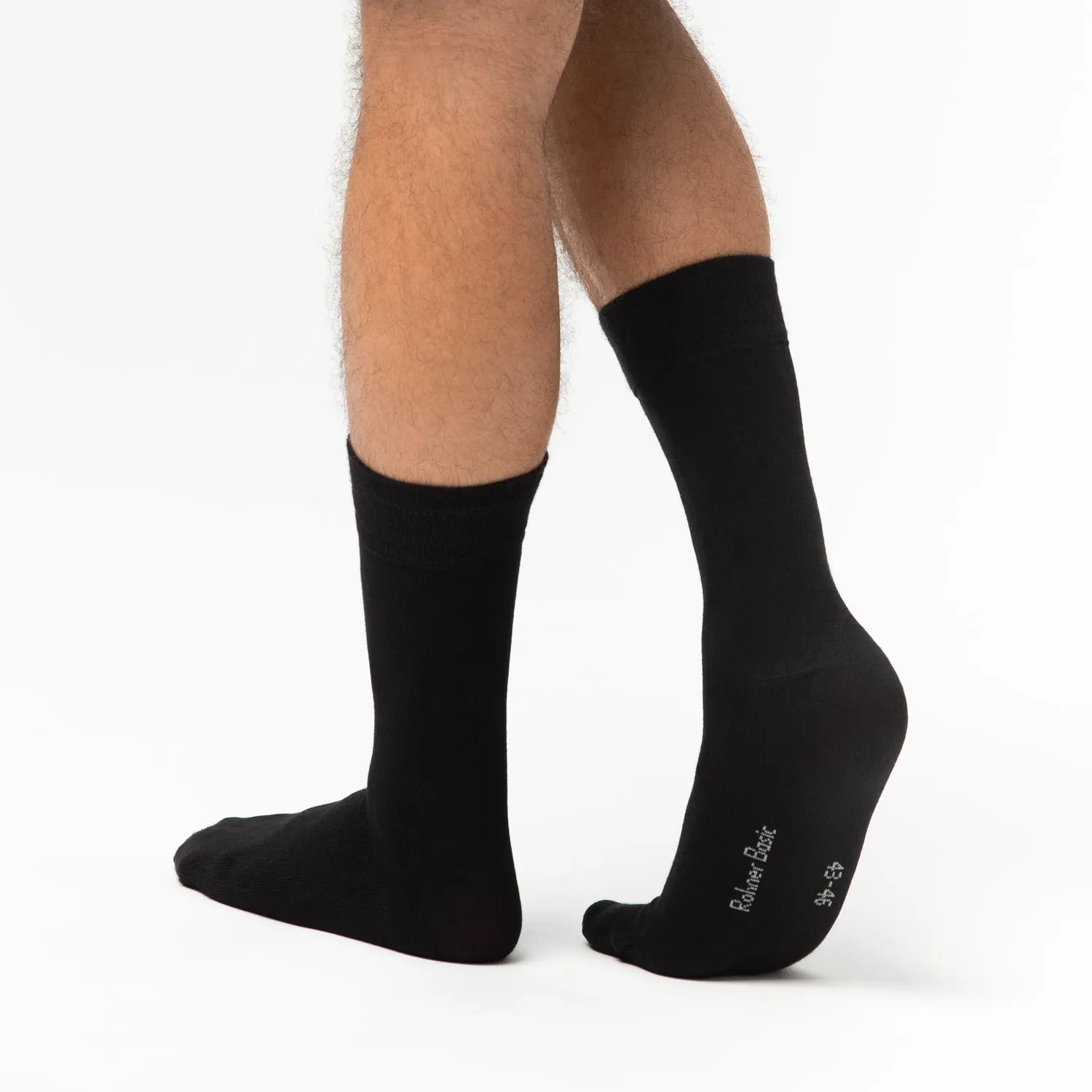 Rohner Bamboo sokker svart 39-42 6-pk myke