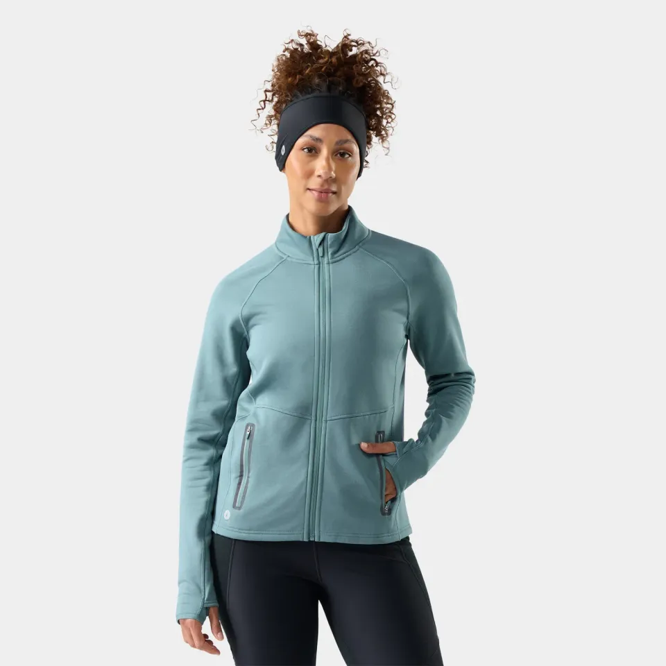 Smartwool Active Fleece fleecejakke dusty teal