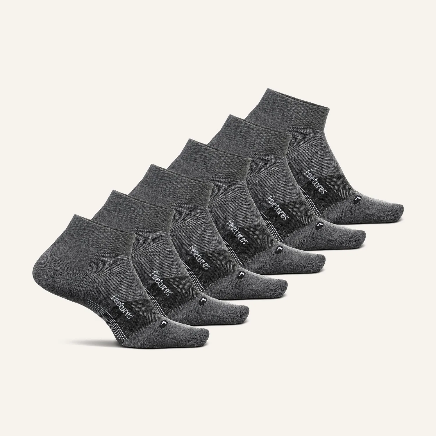 Feetures Elite Golf Max Cushion Low Cut sokker 6-pk tykk