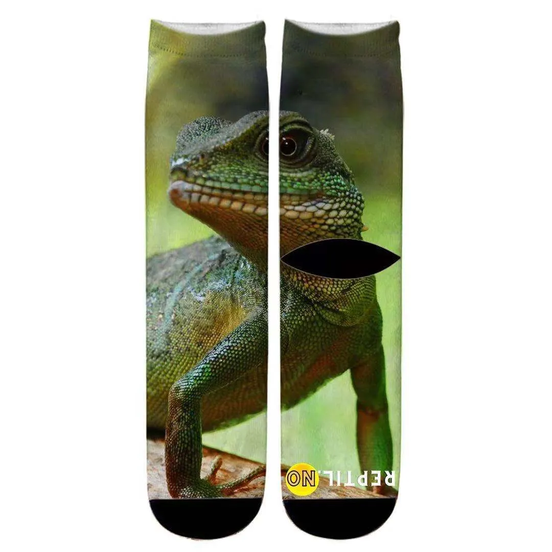 Kule-Sokker Reptil 3D sokker onesize
