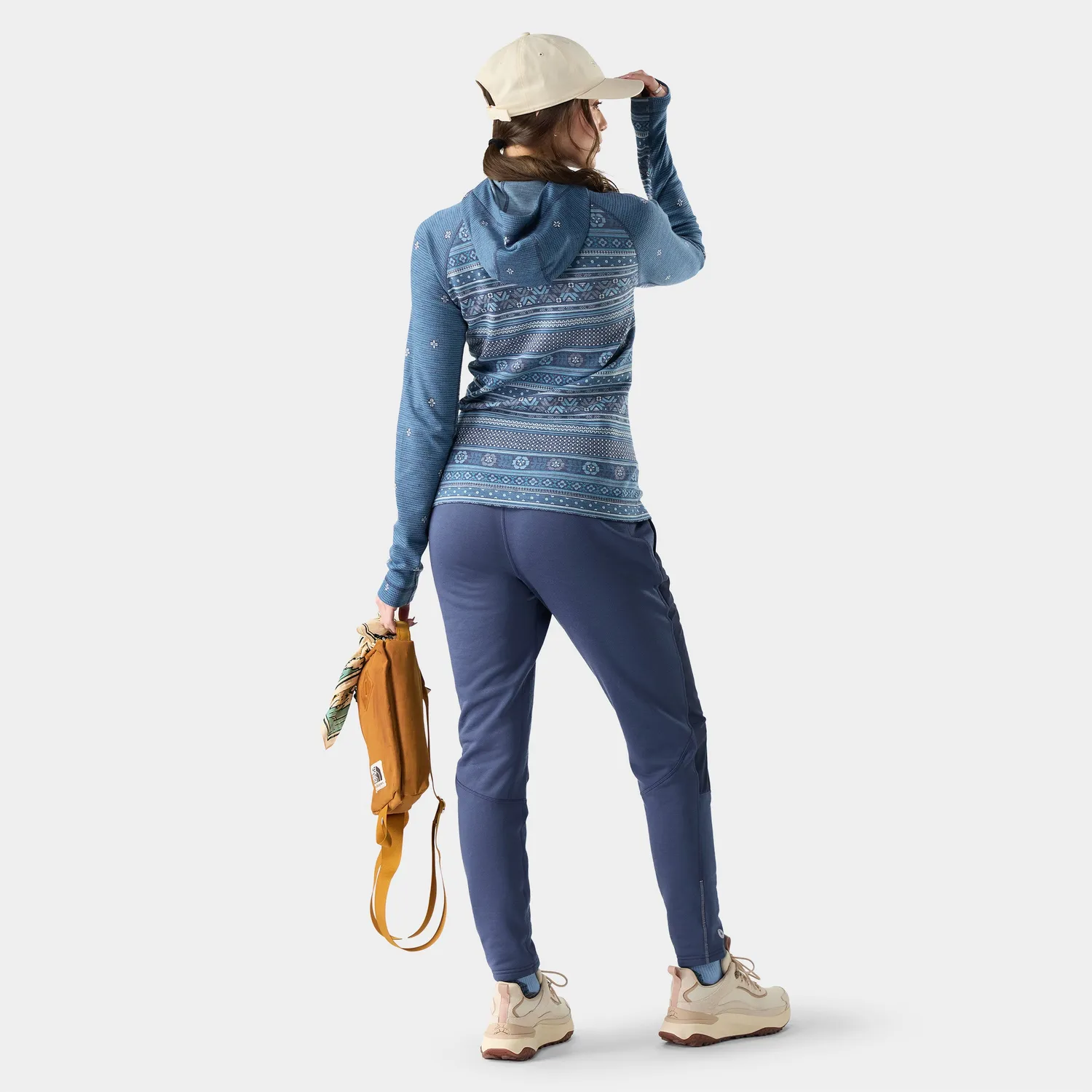 Smartwool Classic Thermal 1/2 Zip ullgenser Nightfall Fair Isle Fun