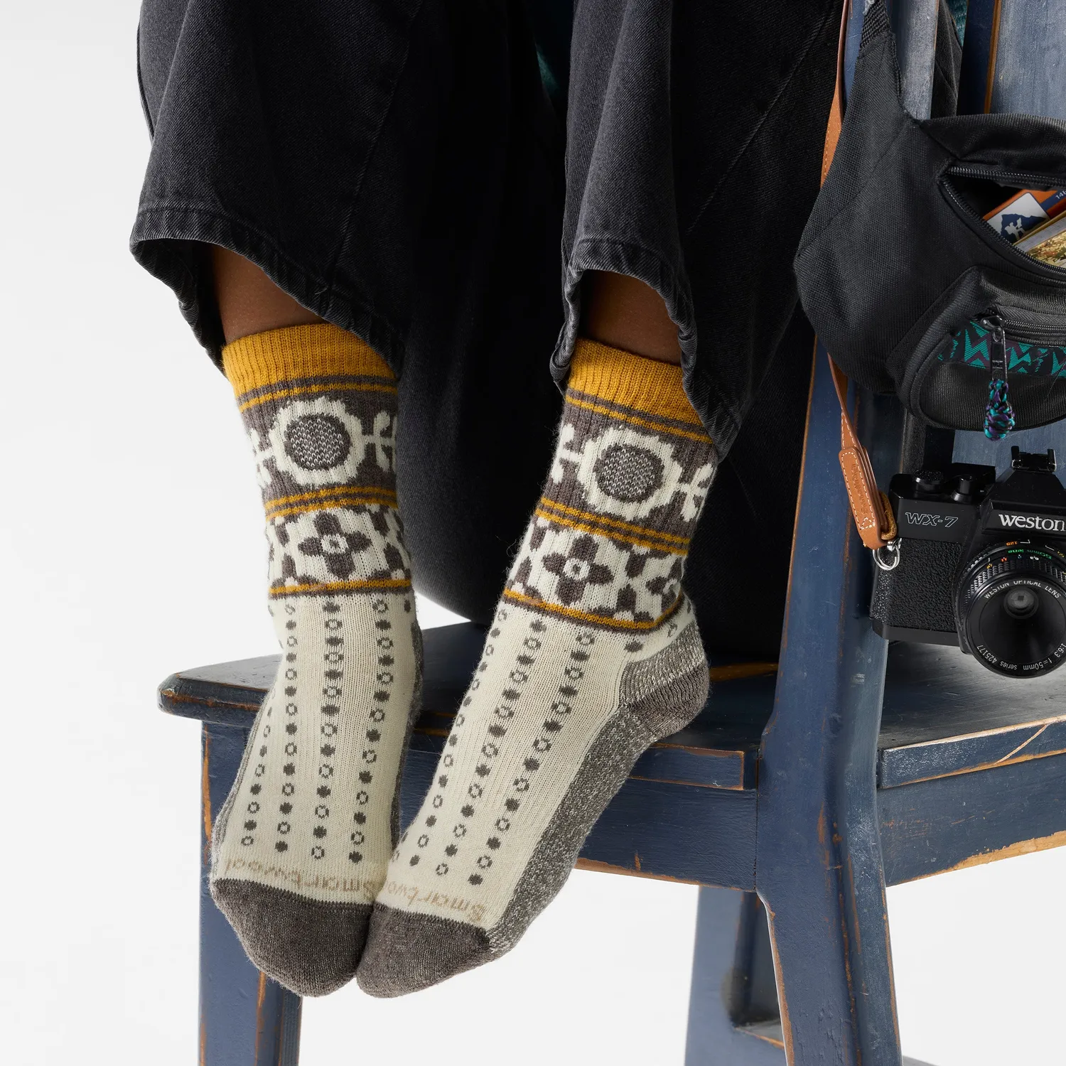 Smartwool Everyday Cozy Retro Sunflower sokker natural varme