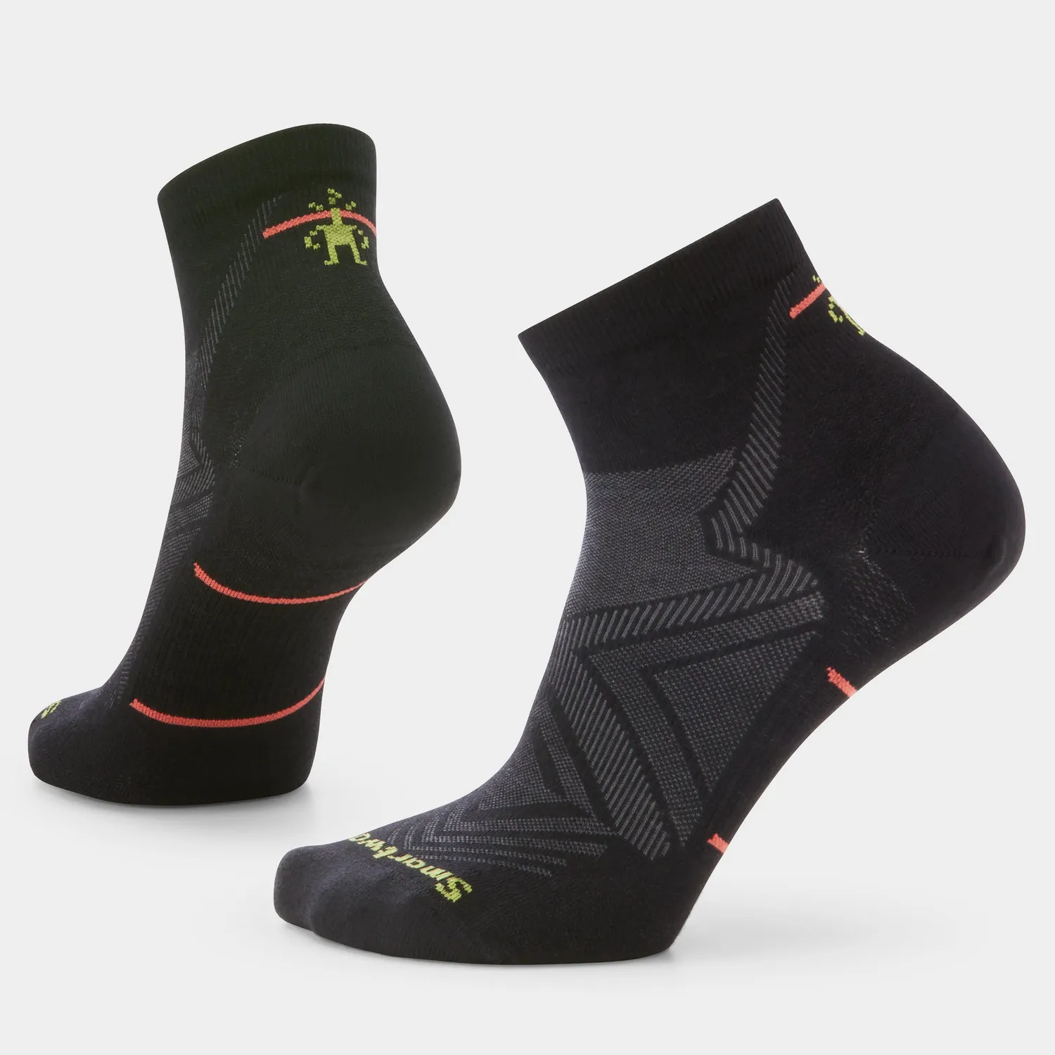 Smartwool Run ankel løpesokker garden pink null demping