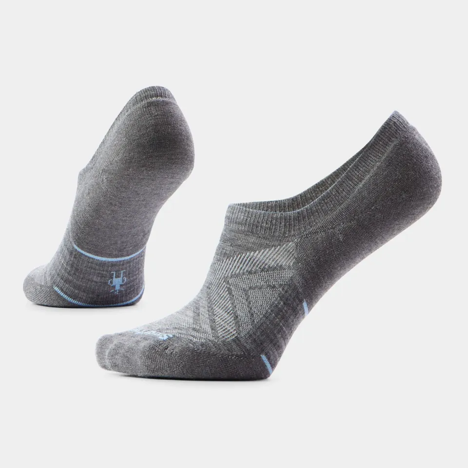 Smartwool Run Targeted Cushion No Show sokker grå merinoull