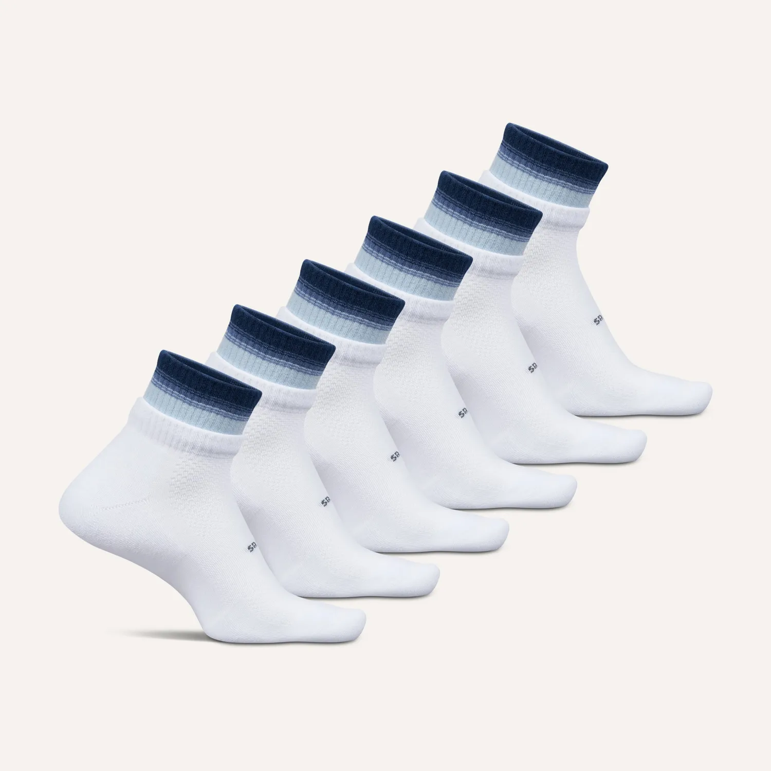 Feetures High Performance Max Cushion Stacked Quarter 6-pack