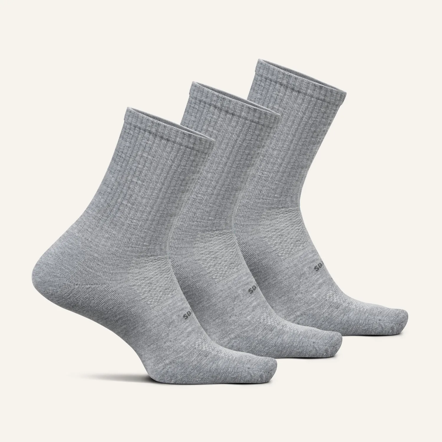 Feetures High Performance Max Cushion Quarter Tall sokker 3-pack hvit miks