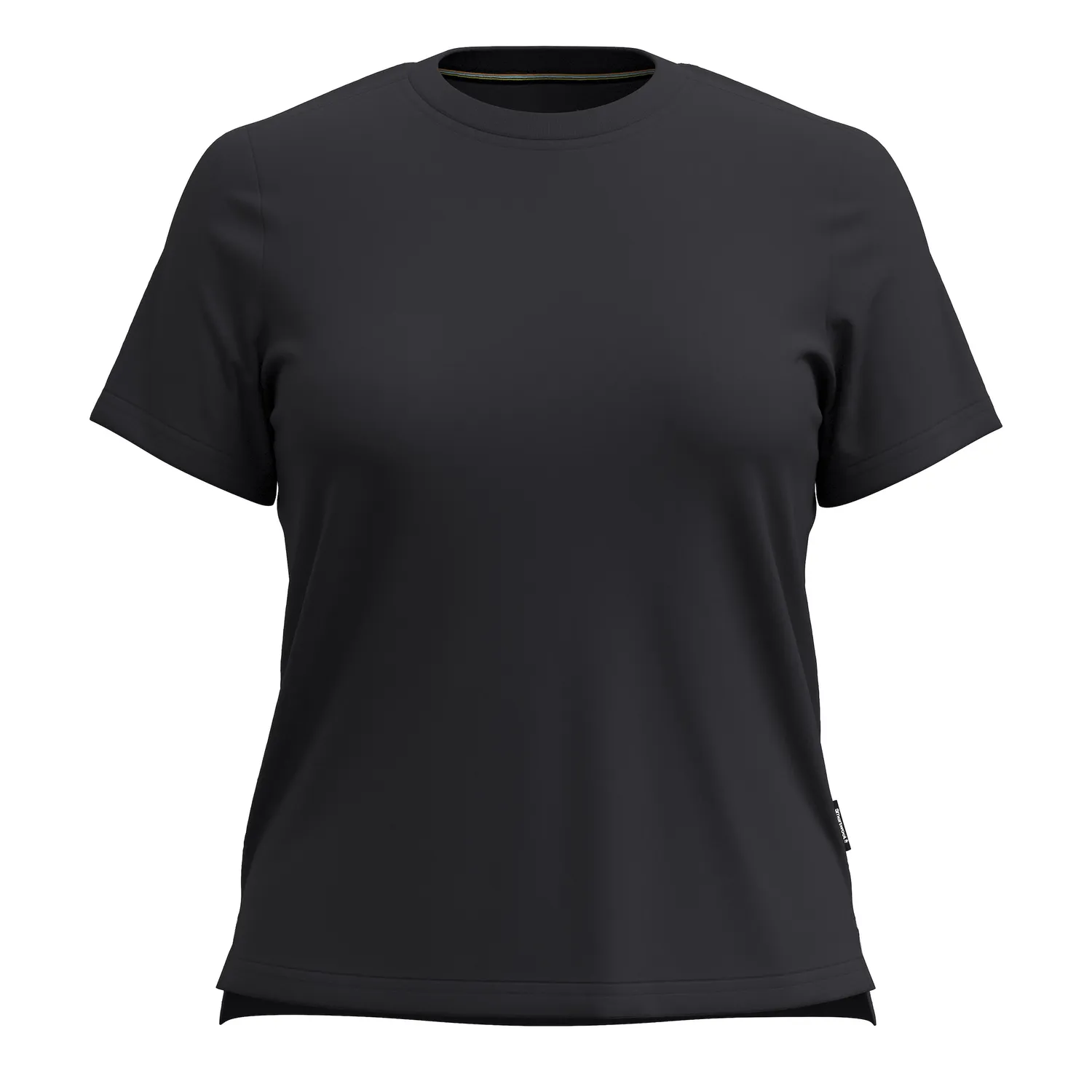 Smartwool Perfect Crew T-skjorte Dame Svart Ull
