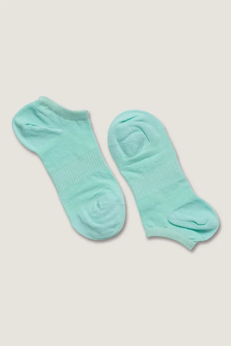 Note by Syversen Bamboo sneakersokk mint usynlig