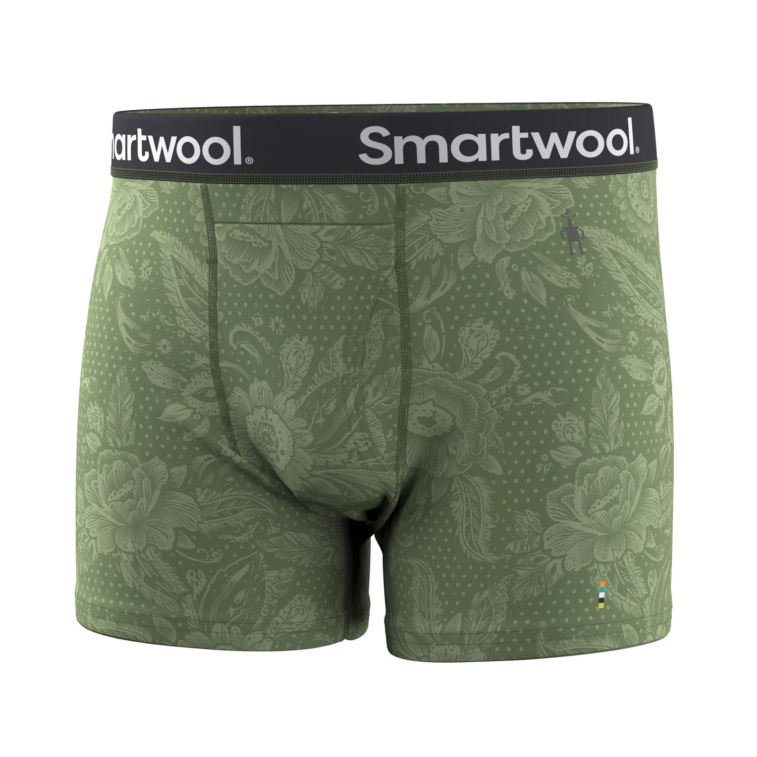 Smartwool Merino Print boxer Fern Rustic Floral