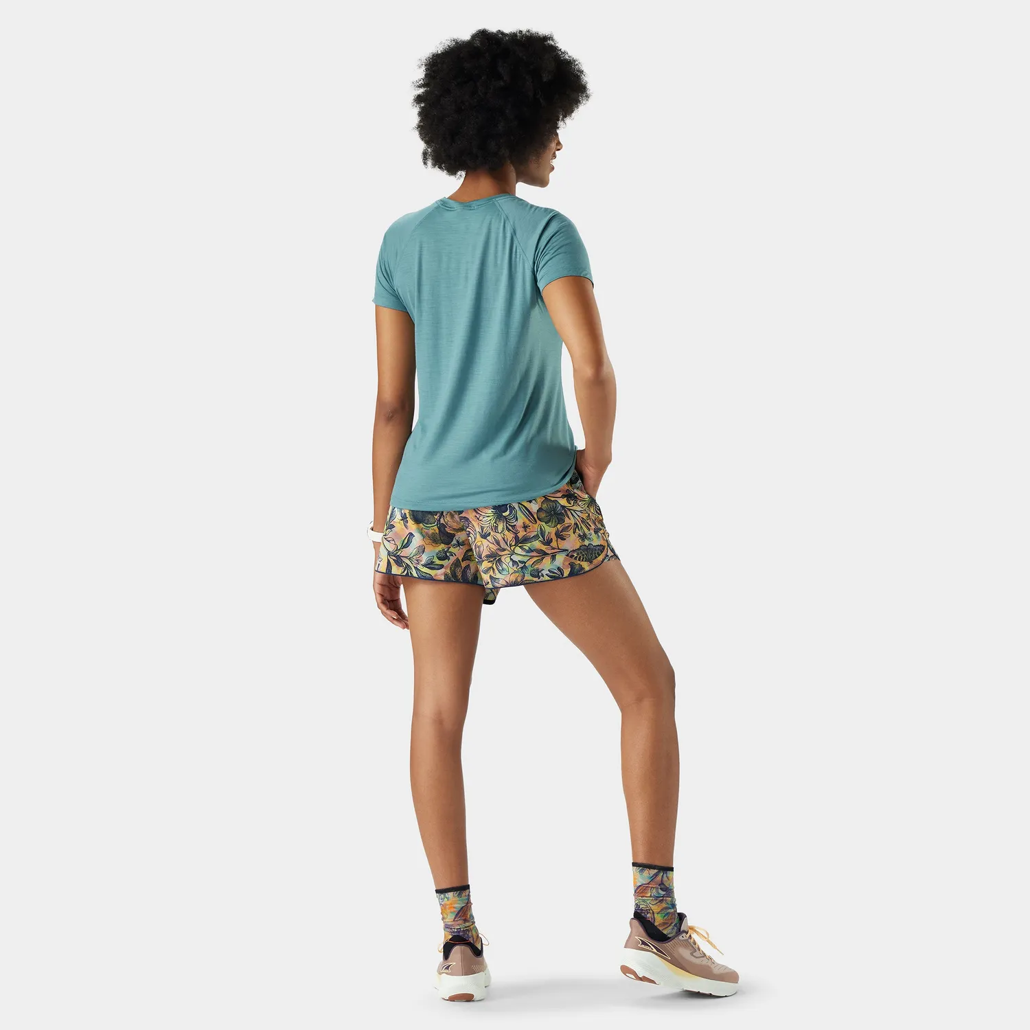 Smartwool Active Ultralite t-skjorte dusty teal lyocell