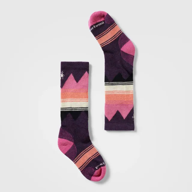 Smartwool Ski OTC barneskisokker lilla XS merinoull