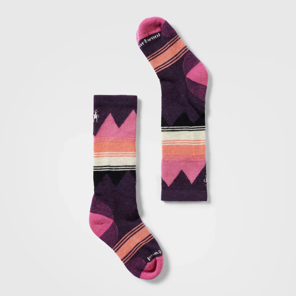 Smartwool Ski OTC barneskisokker lilla XS merinoull