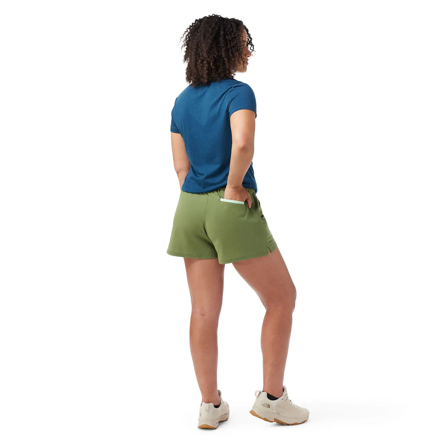 Smartwool Merino Hike dameshorts grønn 4" ull