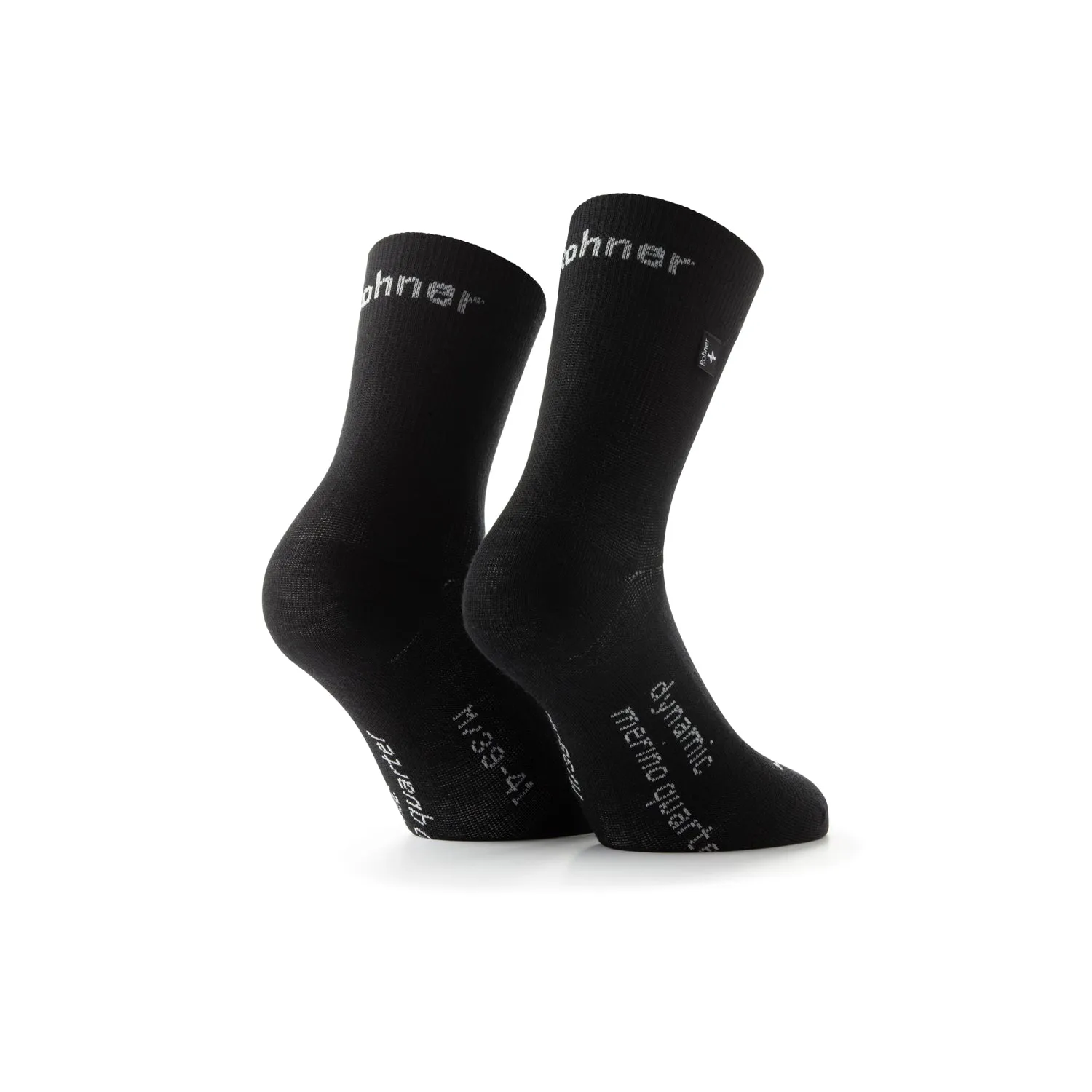 Rohner Dynamic Merino Quarter l/r tursokker svart