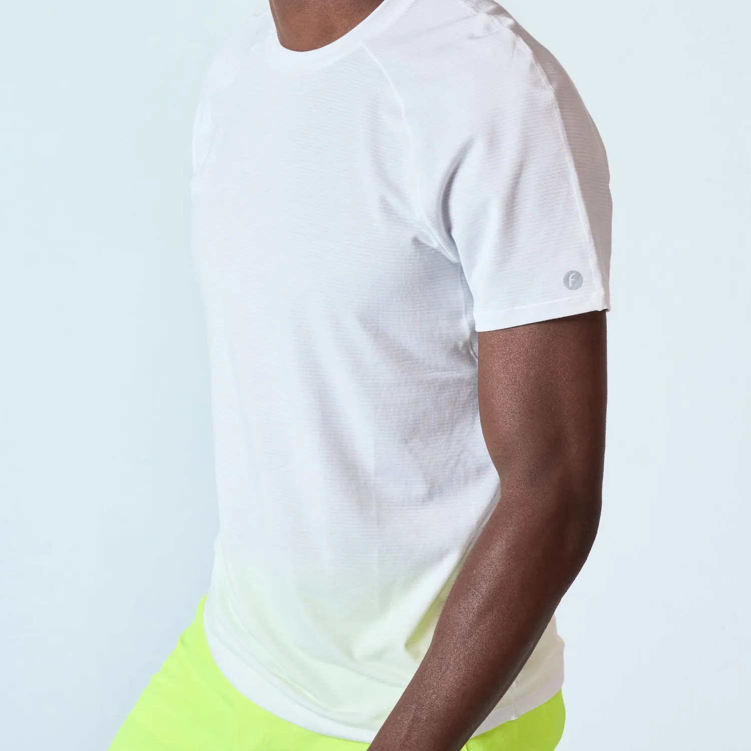 Feetures Stride Flex Performance Tee t-skjorte 2-pk Slate White Mix pustende