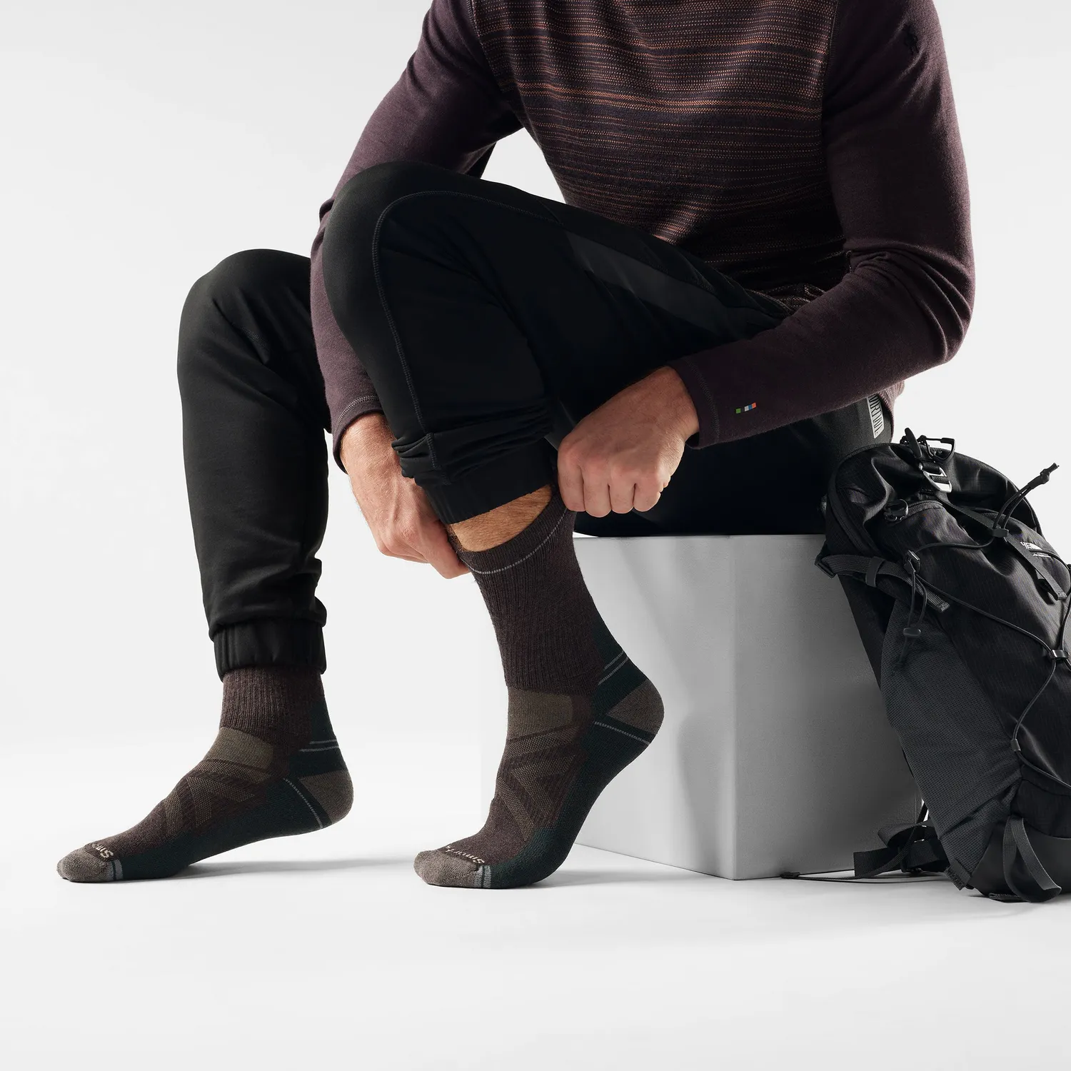 Smartwool Hike Crew tursokker Chestnut
