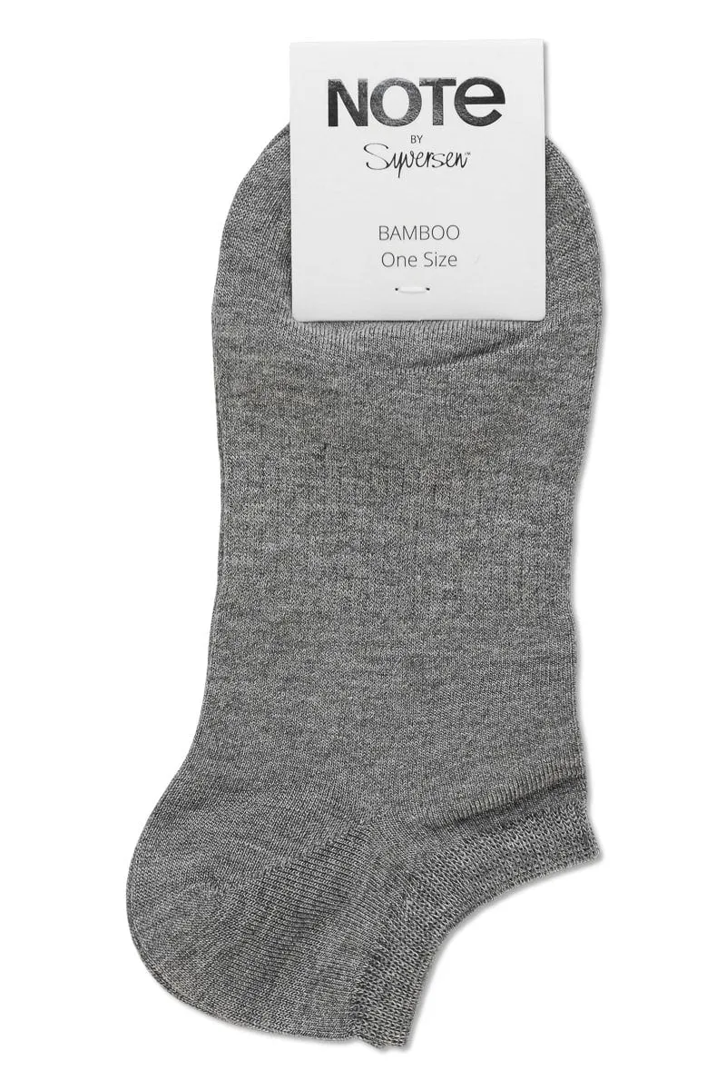 Note By Syversen Bamboo Sneakers sokker grå bambus